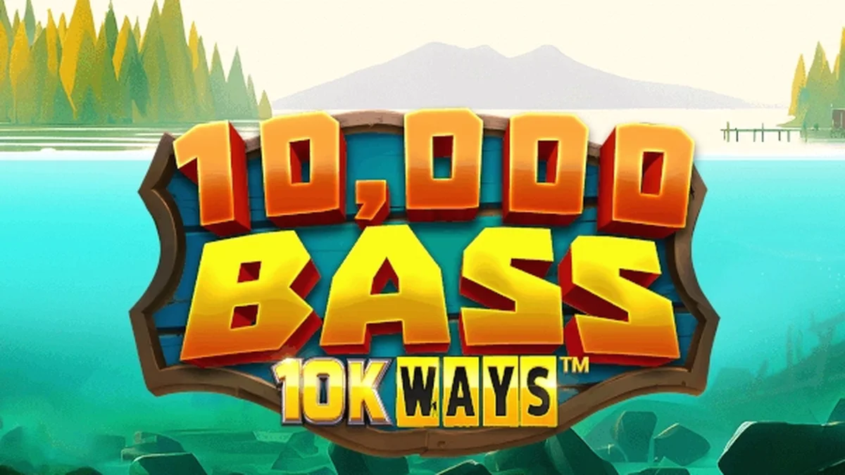 Tampilan visual slot 10,000 Big Bass 10K Ways dengan tema memancing.