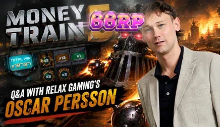 Tampilan visual dari Money Train 5 dengan elemen kereta dan karakter yang misterius.